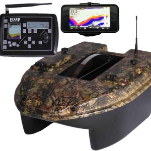 Barco Cebador Carpio con Sonda Y Gps