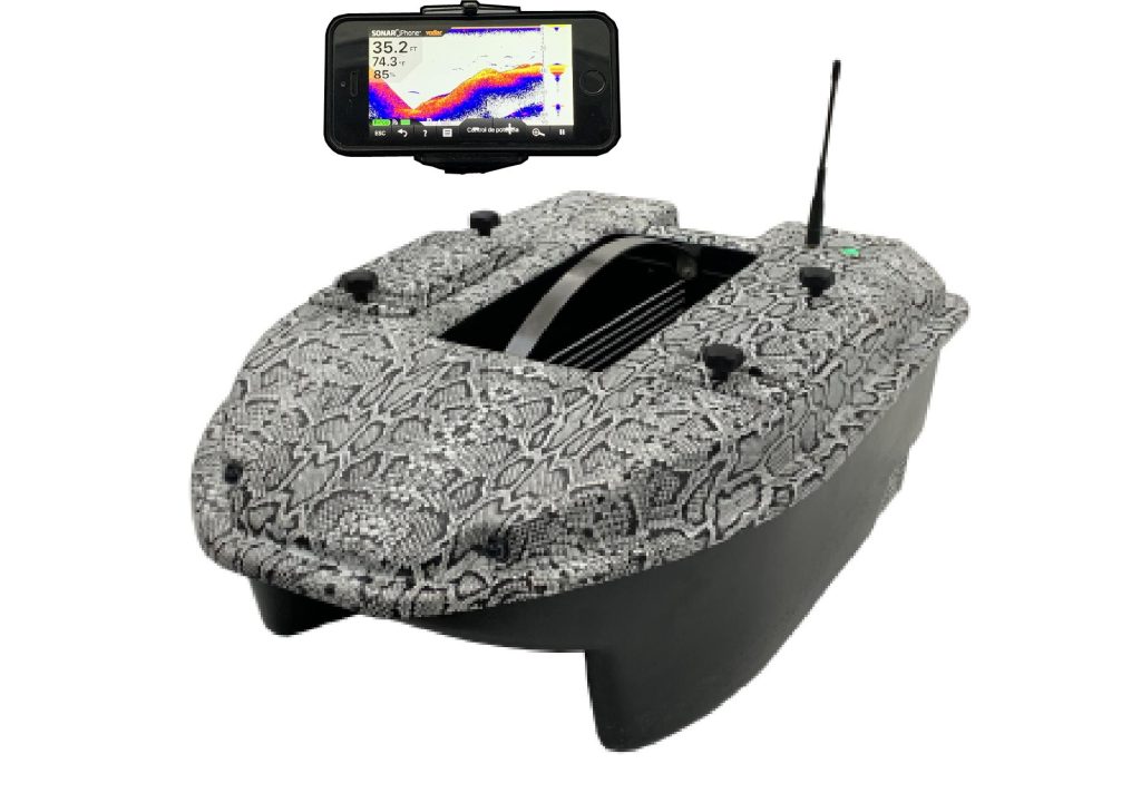 Barco Cebador CARPIO C3 serpiente blanco + wifi – Electrocarp